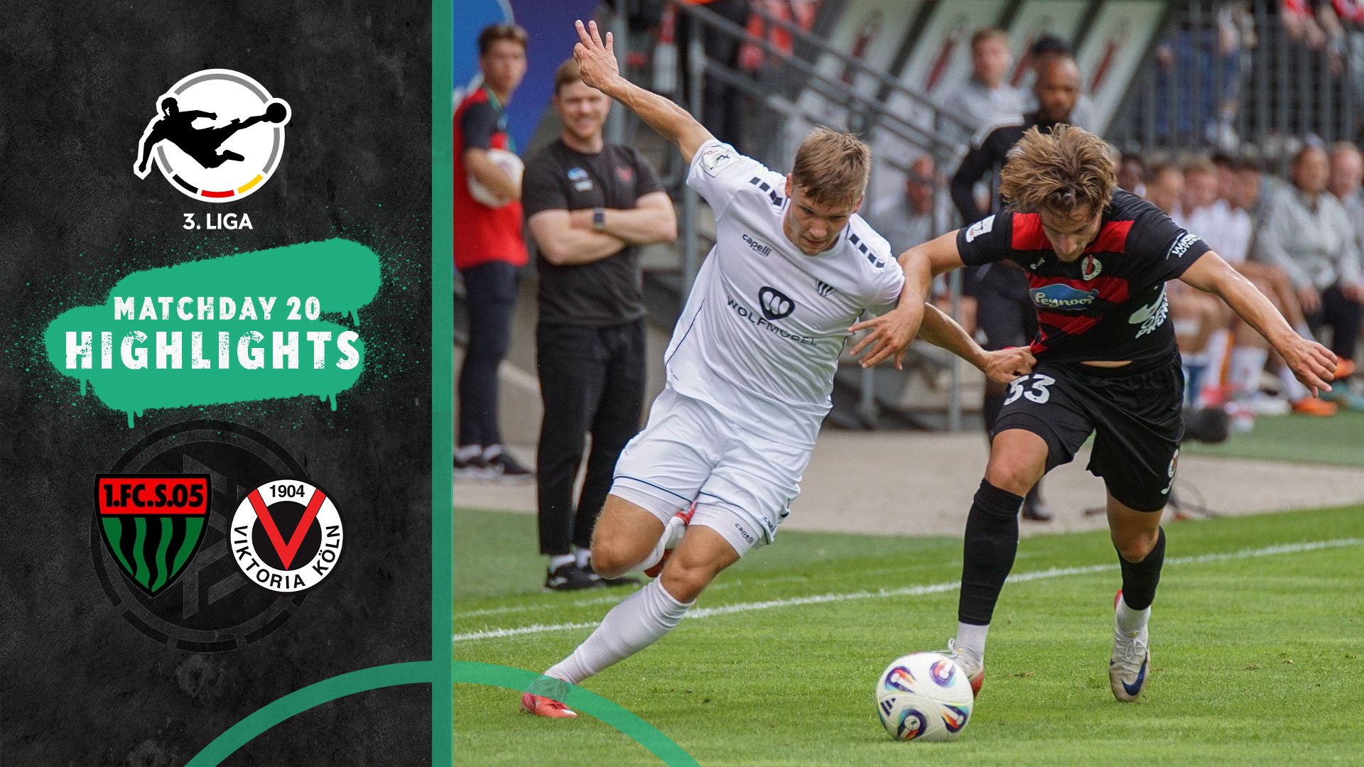 3. Liga 2025/2026 Highlights: FC Schweinfurt 05 - FC Viktoria Koeln