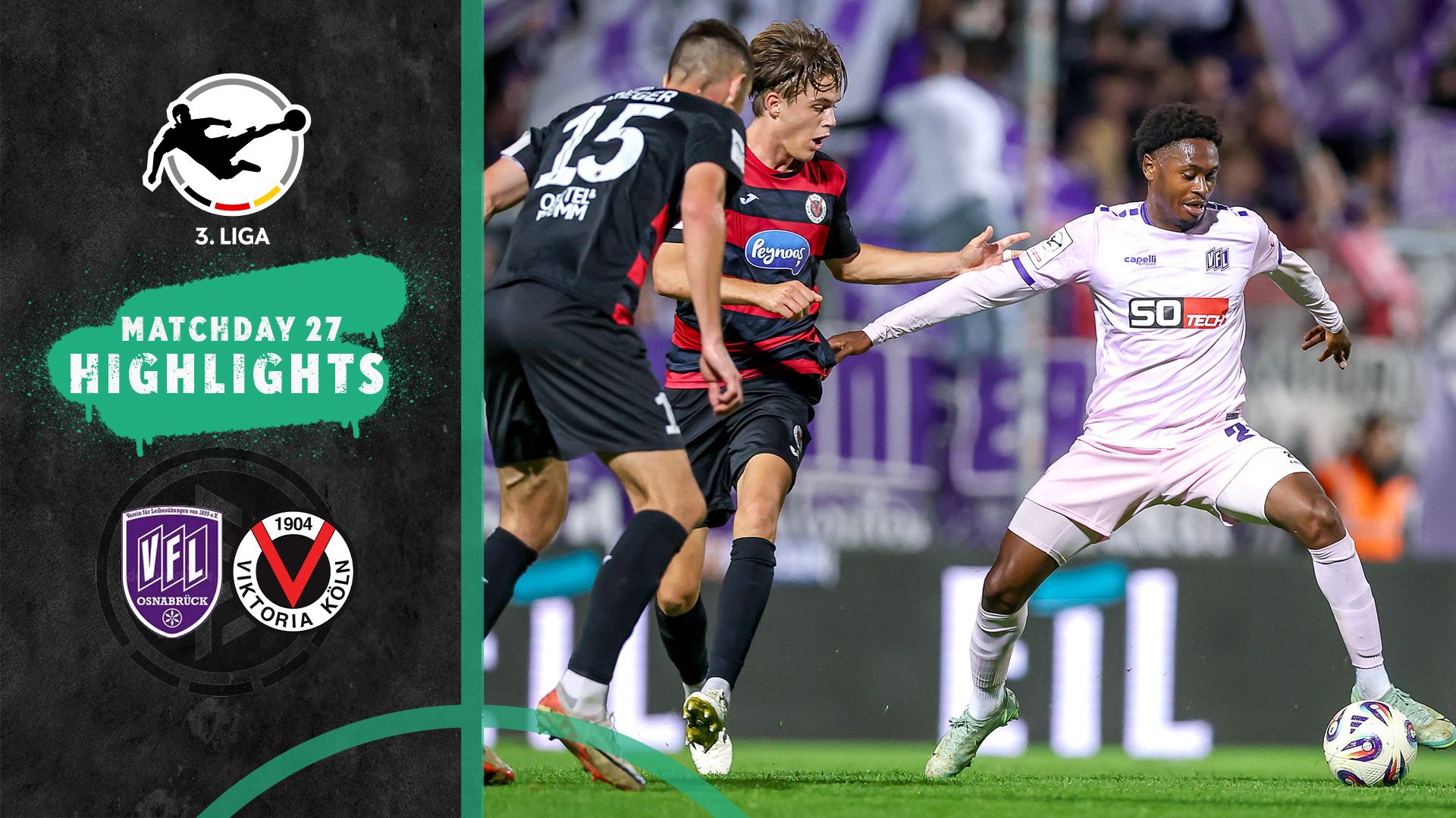 3. Liga 2025/26 Highlights: VfL Osnabrück - FC Viktoria Köln