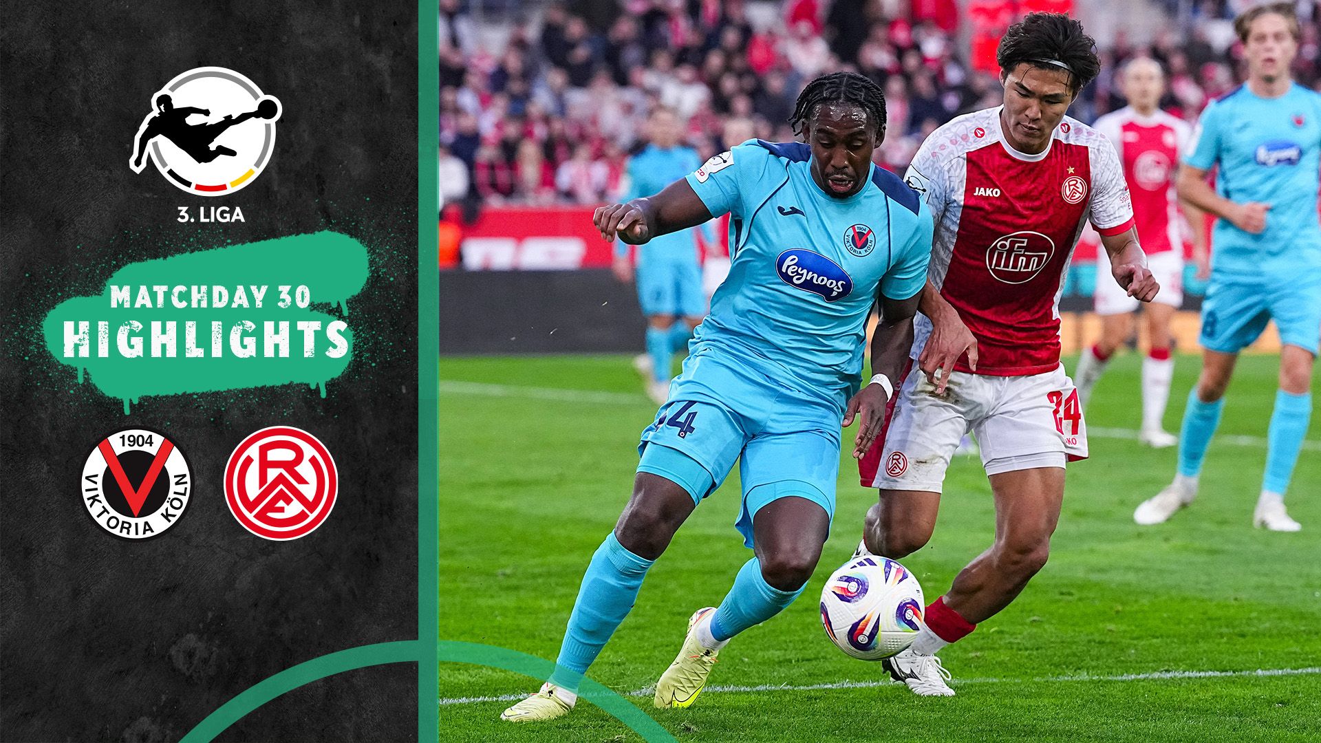 3. Liga 2025/26 Highlights: FC Viktoria Koeln - Rot-Weiss Essen