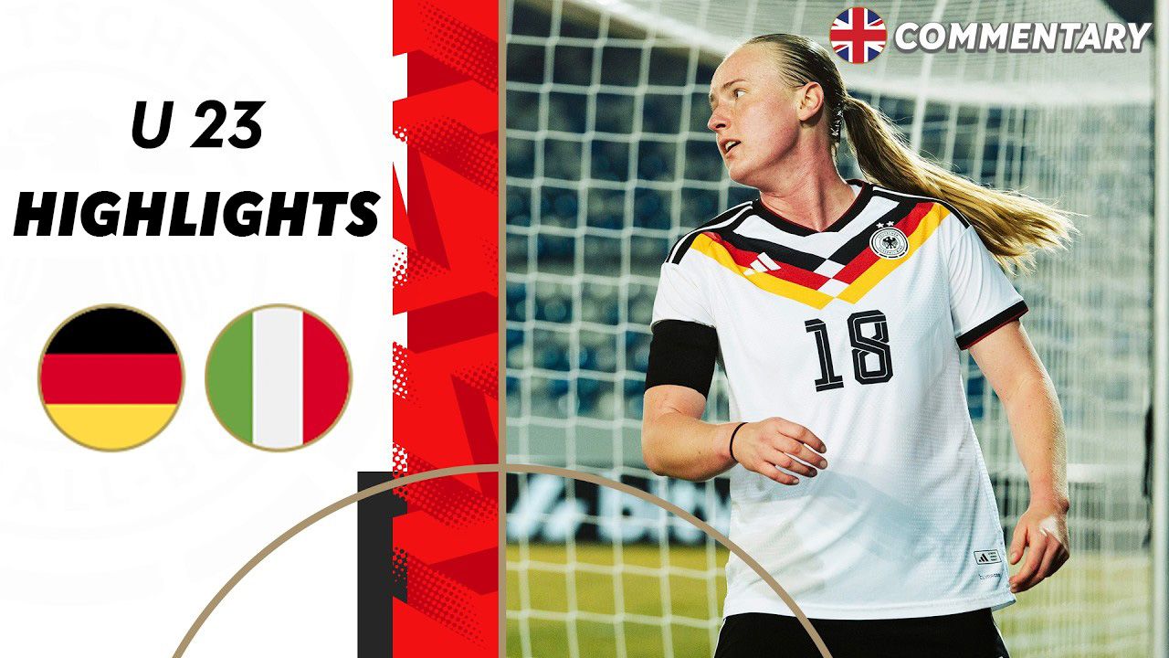 Womens U-23 International Friendly 2025/26 Highlights: Germany - Italy