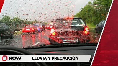 Lluvia y precaución al volante