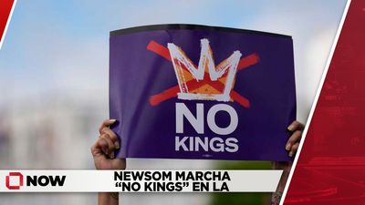 Newsom marcha “No Kings” en LA