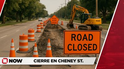 Cierre vial en Old Cheney Road por reparaciones