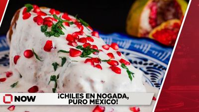 ¡Chiles en nogada, puro México!