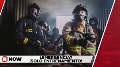 Bomberos realizan entrenamiento en edificio habitado con permiso previo