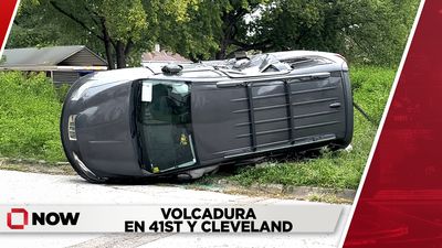Volcadura en 41st y Cleveland