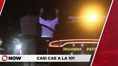 -Conductor ebrio casi cae a la autopista 101 en Los Ángeles