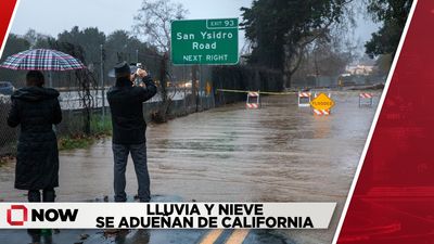 Lluvia y nieve se adueñan de California