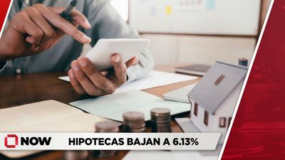 Hipotecas bajan a 6.13%