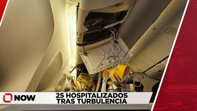 25 pasajeros hospitalizados tras turbulencia