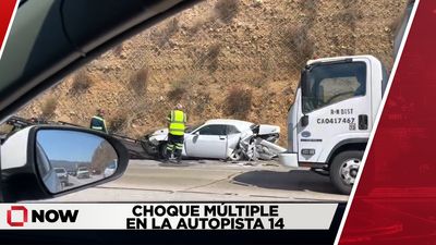 Tres Autos Involucrados en Accidente cerca de Soledad Canyon