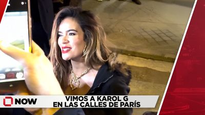 Vimos a Karol G por las calles de París.