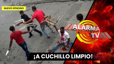 Pelea Callejera a Puro Cuchillo.