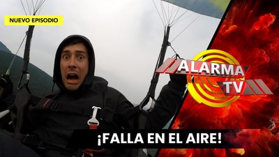 Paracaidista Sufre Accidente en Pleno Vuelo.