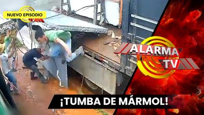 Sepultado vivo bajo bloques de mármol