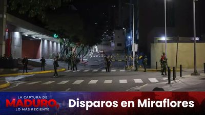 Tiroteo y drones desatan pánico cerca del Palacio de Miraflores