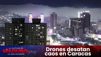 Alerta en Caracas: drones provocan pánico y disparos