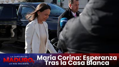 María Corina sale de la Casa Blanca con respaldo clave