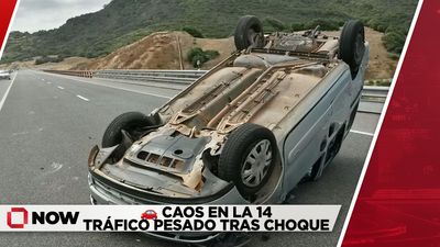 Vuelco en la autopista 14 provoca gran tráfico