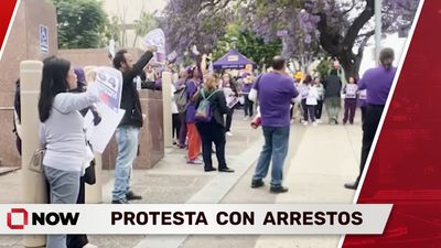 Protesta en Los Ángeles Termina en Arrestos