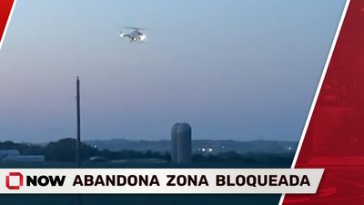 Helicóptero Abandona Zona Acordonada