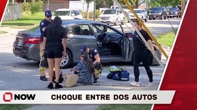 Choque Entre Autos en 33rd y Calvert