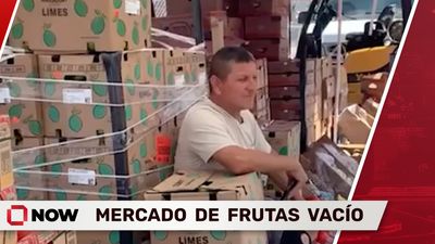 Mercado de Frutas y Verduras Casi Vacío