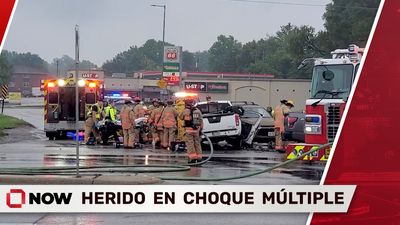 Choque Múltiple Deja Un Herido