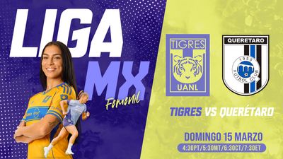 ¡Tigres  Femenil VS Queretaro Femenil! Proximamente