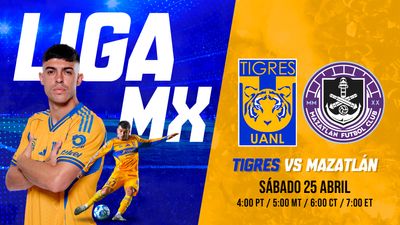 ¡Tigres VS Mazatlan! Proximamente