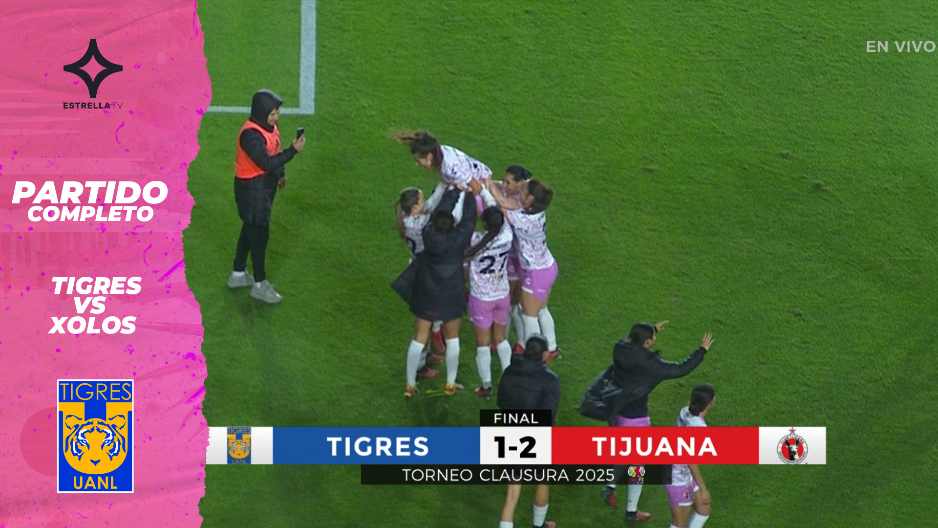 Tigres Femenil Vs Tijuana Femenil - Clausura 2025 - Partido Completo