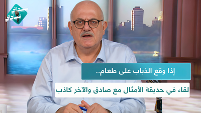 إذا وقع الذباب على طعام.. لقاء في حديقة الأمثال مع صادق والآخر كاذب