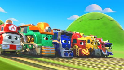 The Trains Go Chuggin' One by One