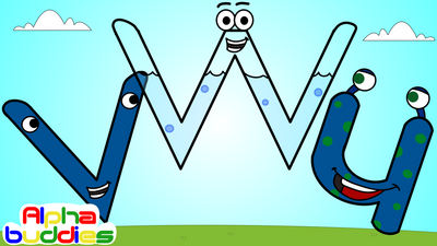 The Alphabuddies Episode 23 Letters U-V-W