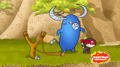 Iro, Jo, Neeko, and Tetsuo Put the Monkey in the Barrel