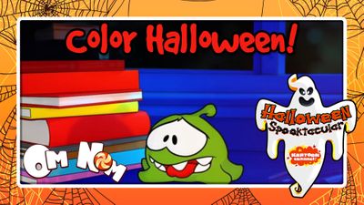 Color Halloween with Om Nom