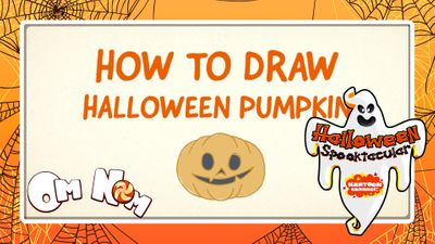 Om Nom Halloween Tutorial: Let's Draw Halloween Together!