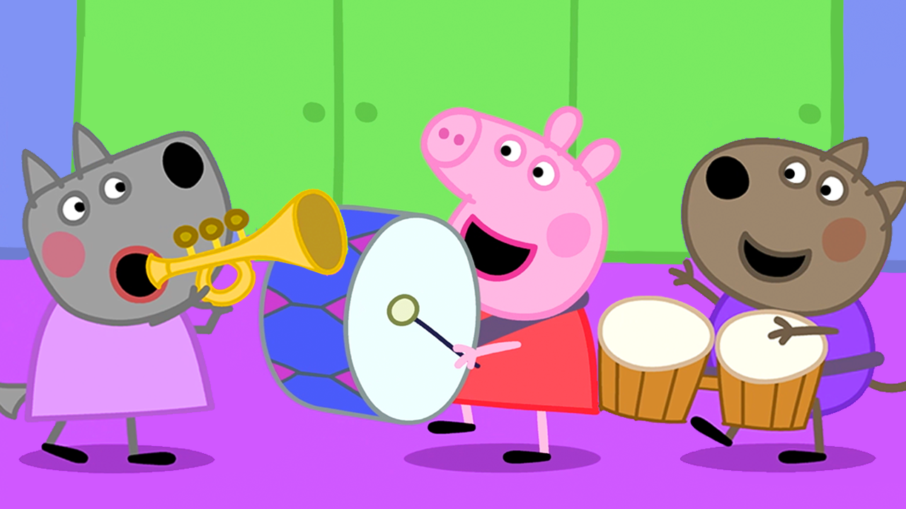 Peppa pig shop drums