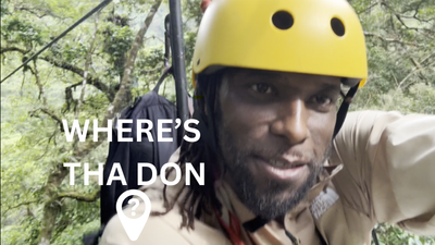Don does Bike Ziplining!