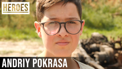 Heroes. Andrii Pokrasa