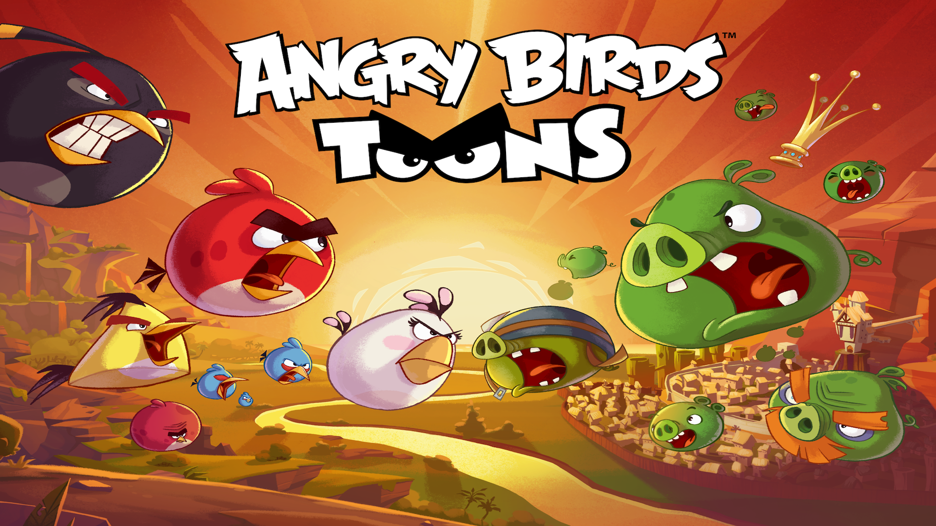 Angry Birds Toons | ToonGoggles, image size:1920x1080