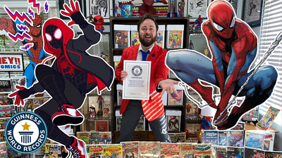 Largest collection of Spider-man memorabilia