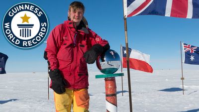 Youngest person to reach South Pole solo, unsupported and unassisted