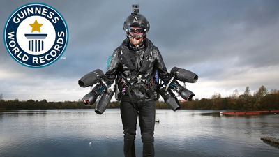Real Life Iron Man in Jet Suit