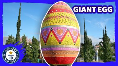 Largest decorated Easter egg