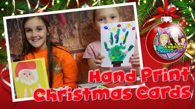 Hand Print Christmas Cards