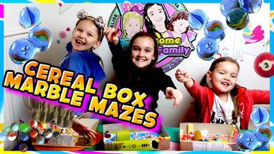 Cereal Box Marble Maze