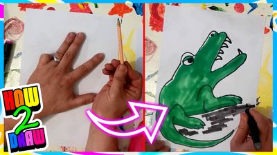 How to Draw easy Hand Animals