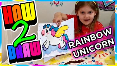 How to Draw a Rainbow Unicorn
