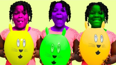 Magic Balloons With Toys AndFun Sisters
